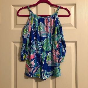 Lilly Pulitzer Girls L (8-10) Romper